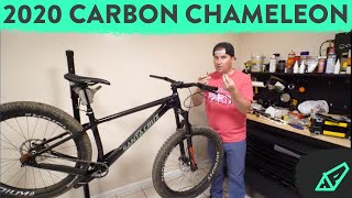 FIRST LOOK The 2020 Santa Cruz Chameleon Carbon  Building it as a Single Speed sorta [upl. by Sawyor422]