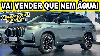 NOVO SUV BRASILEIRO RIVAL DA BYD VAI VENDER QUE NEM ÁGUA NOVO CHERY TIGGO 9 É O MAIOR E MELHOR [upl. by Acassej846]