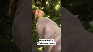 How to make a Christmas tree fluffy shorts [upl. by Ardith]