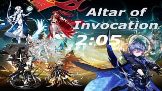 Elsword EU Altar Of Invocation 156 Party Play 205 Clear [upl. by Avrenim]