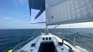 Downwind Sailing  Beneteau First 367 [upl. by Amr627]