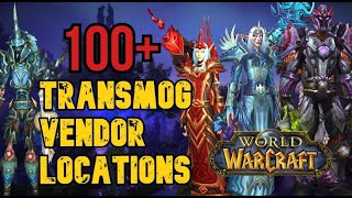 Where To Find TRANSMOG VENDOR Locations In World of Warcraft [upl. by Ttiwed]