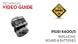 Piusi K600  Change Battery and Board [upl. by Martyn]