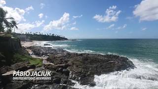 DRONE  Salvador Bahia  Bairro Amaralina  Praias  DJI Phantom 3 Adv [upl. by Eceinehs]