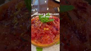 SADELLE’S BELLAGIO LAS VEGAS  GRAPEFRUIT BRULEE IS TO DIE FOR youtubeshorts bellagio lasvegas [upl. by Platto746]