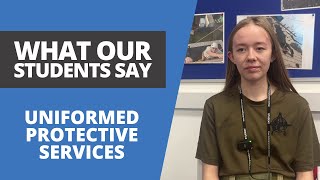 What our students say Uniformed Protective Services  Fiona [upl. by Fania]