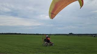 paramotor trike reverse launch [upl. by Adnolaj]