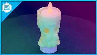 Creepy Candle Holder timelapse adafruit [upl. by Ateerys]