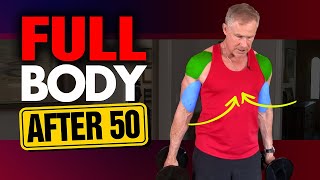 At Home quotQuickquot TOTAL BODY Workout For Men Over 50 DUMBBELLS ONLY [upl. by Nnyllatsyrc]