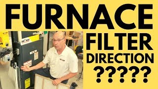 FURNACE FILTER DIRECTION How to Replace HVAC Furnace Filter [upl. by Atiuqad538]