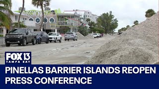 Pinellas County Barrier Islands reopening press conference [upl. by Ahsieken]