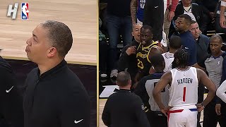 Clippers amp Warriors get HEATED 👀 Ty Lue EJECTED [upl. by Chipman138]