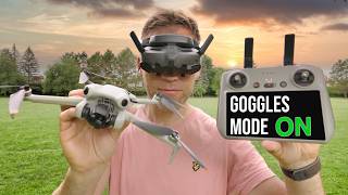 Can you fly DJI Mini 4 Pro with Goggles 3  RC2 controller [upl. by Eceirahs350]