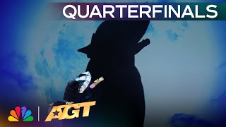 Attraction Juniors Reveals The MAGIC Behind Their Shadow Act  Quarterfinals  AGT 2024 [upl. by Ynatterb]