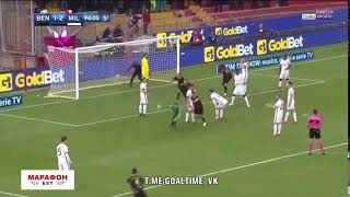 Historical Goal  Alberto Brignoli goalkeeper goal vs MILAN [upl. by Corissa]