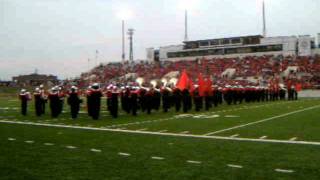 Lamar Cardinals Marching Band vs Incarnate Word September 17 2011 Beaumont Texas [upl. by Bordie]