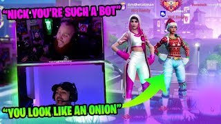 NICK AND I YELLING FOR 15 MINUTES W NICKMERCS COURAGE amp CLOAK  Fortnite Battle Royale [upl. by Andaira375]