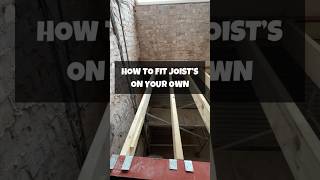 How to easily fit joist’s on your own [upl. by Currey]