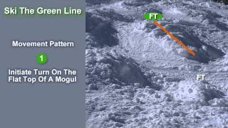 Learn To Ski Moguls  Green Line Mogul Skiing Technique Video Intro [upl. by Ednutabab]