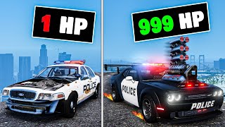 Upgrading to the FASTEST Police Car in GTA 5 [upl. by Ahsyekal]