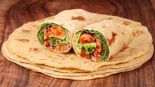 Make Perfectly Soft Tortillas by Hand  Handmade Delicious Flatbread Recipe [upl. by Nidnarb898]