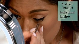 How to Apply Individual Lashes on Yourself [upl. by Odlonyer]