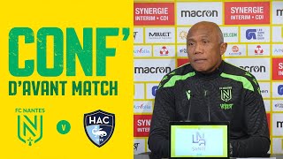 J12  Antoine Kombouaré avant FC Nantes  Le Havre AC [upl. by Enelyak]