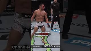 When Michael Chandler scared Justin Gaethje with his mind games in UFC [upl. by Dominica160]