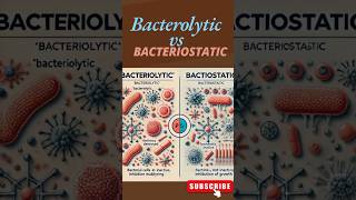 Bacterolytic vs Bacteriostatic shortsfeed shorts antibiotics medical pharmacy [upl. by Waddle]