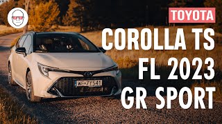 Toyota Corolla 2023 20 Hybrid 5gen TS GR Sport w Polsce test PL Pertyn Ględzi [upl. by Biel]