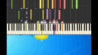 Aggiungi un posto a tavola Dorelli Johnny Piano tutorial by Synthesia [upl. by Shing296]