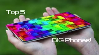 Biggest Phablet Phones 2018  Top 5 66inch  71inch [upl. by Sirromaj]