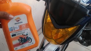 El mejor aceite para tus motos de 4 tiempos el aceite Repsol una vida larga a tu motor [upl. by Dnalrah]