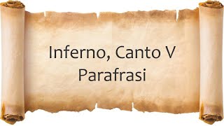 Inferno Canto 5  Parafrasi [upl. by Zirkle391]