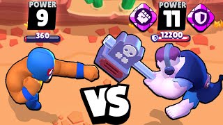 EVERY LEVEL 11 BRAWLER vs LEVEL 9 BRAWLERS 🤯 52 tests [upl. by Piane]