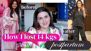 How I Lost 14 Kilos Postpartum I My Weight Loss Journey  Tips amp Secrets [upl. by Dedie]