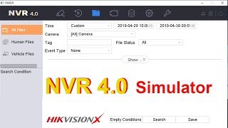 Hikvision NVR 40 Simulator [upl. by Akinehc]