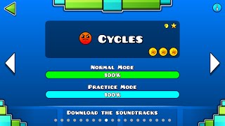 Geometry Dash  Cycles All Coins [upl. by Bazluke]