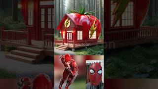 superheroes but tomato house 😱🔥Marvel amp DCAll Characters marvel avengersshortsrobot [upl. by Fesuy]