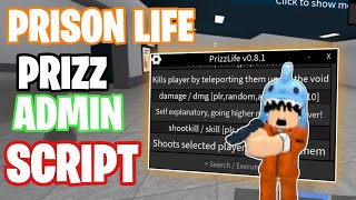 Prison Life Script Pizz Admin Roblox Showcase  Arceus X [upl. by Graeme]