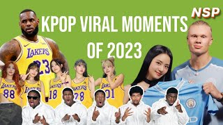 Kpop Viral Moments 2023  Reaction [upl. by Fernald]