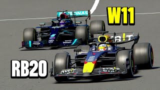 Can Red Bull F1 2024 beat Lewis Hamilton Mercedes F1 2020 W11 at Spa [upl. by Cohl]