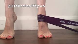 Anklefoot exercises with resistance band [upl. by Batty665]