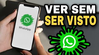 COMO VISUALIZAR STATUS DO WHATSAPP SEM A PESSOA SABER  Rápido e Fácil [upl. by Skrap]