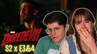 The Punisher WRECKED us  DAREDEVIL  S2 x E3amp4  First Time Watching [upl. by Ennayd]