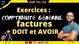 Facture doit et avoir  Exercice 1 [upl. by Weissman583]