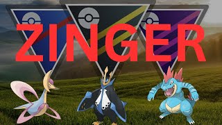 Great League Remix Cresselia SHADOW Empoleon Feraligatr team is ZINGER in PokemonGo [upl. by Sinned603]