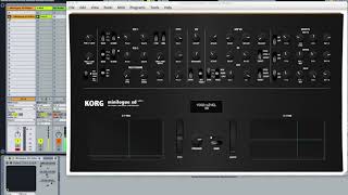 Korg Minilogue XD VST and Standalone Editor Controller [upl. by Nitneuq]