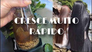 ESSA RECEITA FAZ O CABELO CRESCER MUITO RÁPIDO [upl. by Sivahc]