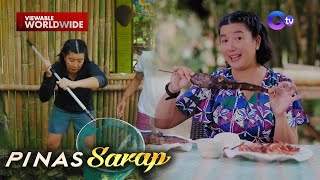 Inihaw na catfish o hito tinikman ni Kara David  Pinas Sarap [upl. by Madelle50]